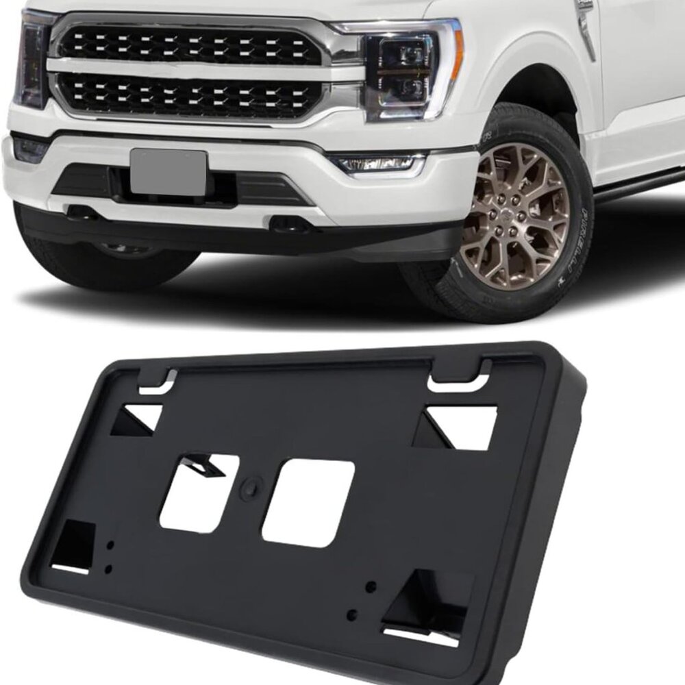 Truck Front License Plate Frame Holder Black